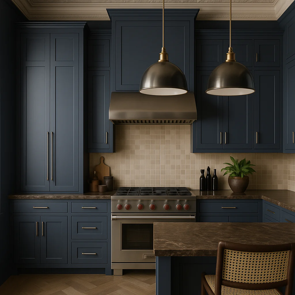 MILL'S PRIDE Valencia Blue Shaker Wall Kitchen Cabinet - 12" W x 12" D x 36" H - Image 4