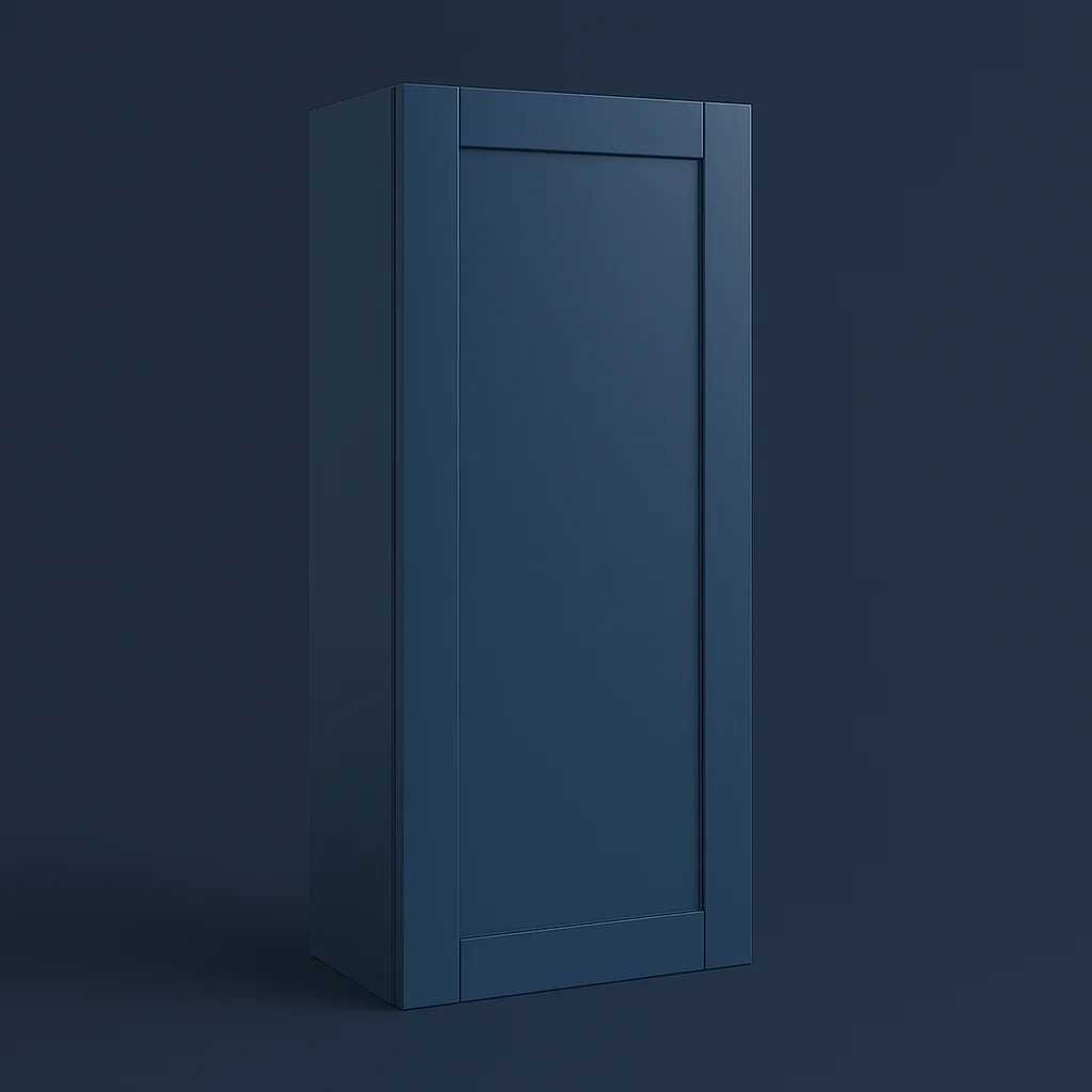 MILL'S PRIDE Valencia Blue Shaker Wall Kitchen Cabinet - 18" W x 12" D x 42" H