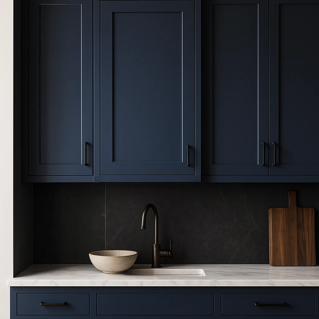 MILL'S PRIDE Valencia Blue Shaker Wall Kitchen Cabinet - 21" W x 12" D x 36" H - Image 2