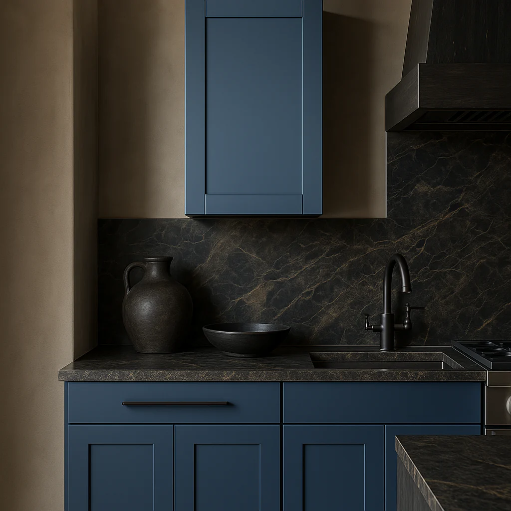 MILL'S PRIDE Valencia Blue Shaker Wall Kitchen Cabinet - 21x12x30 - Image 2