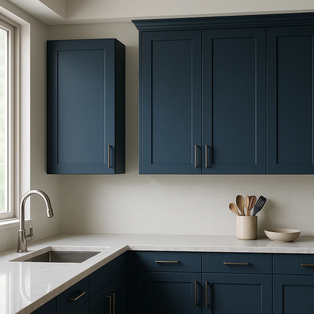 MILL'S PRIDE Valencia Blue Shaker Wall Kitchen Cabinet - 21x12x30 - Image 4