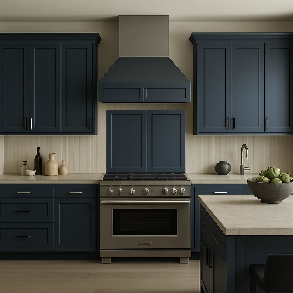 MILL'S PRIDE Valencia Blue Shaker Wall Kitchen Cabinet - 30" W x 12" D x 36" H - Image 2