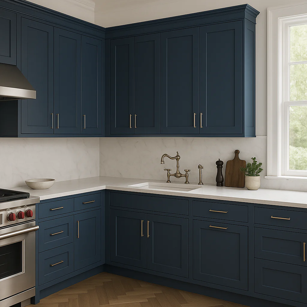 MILL'S PRIDE Valencia Blue Shaker Wall Kitchen Cabinet - Ready to Assemble - Image 3