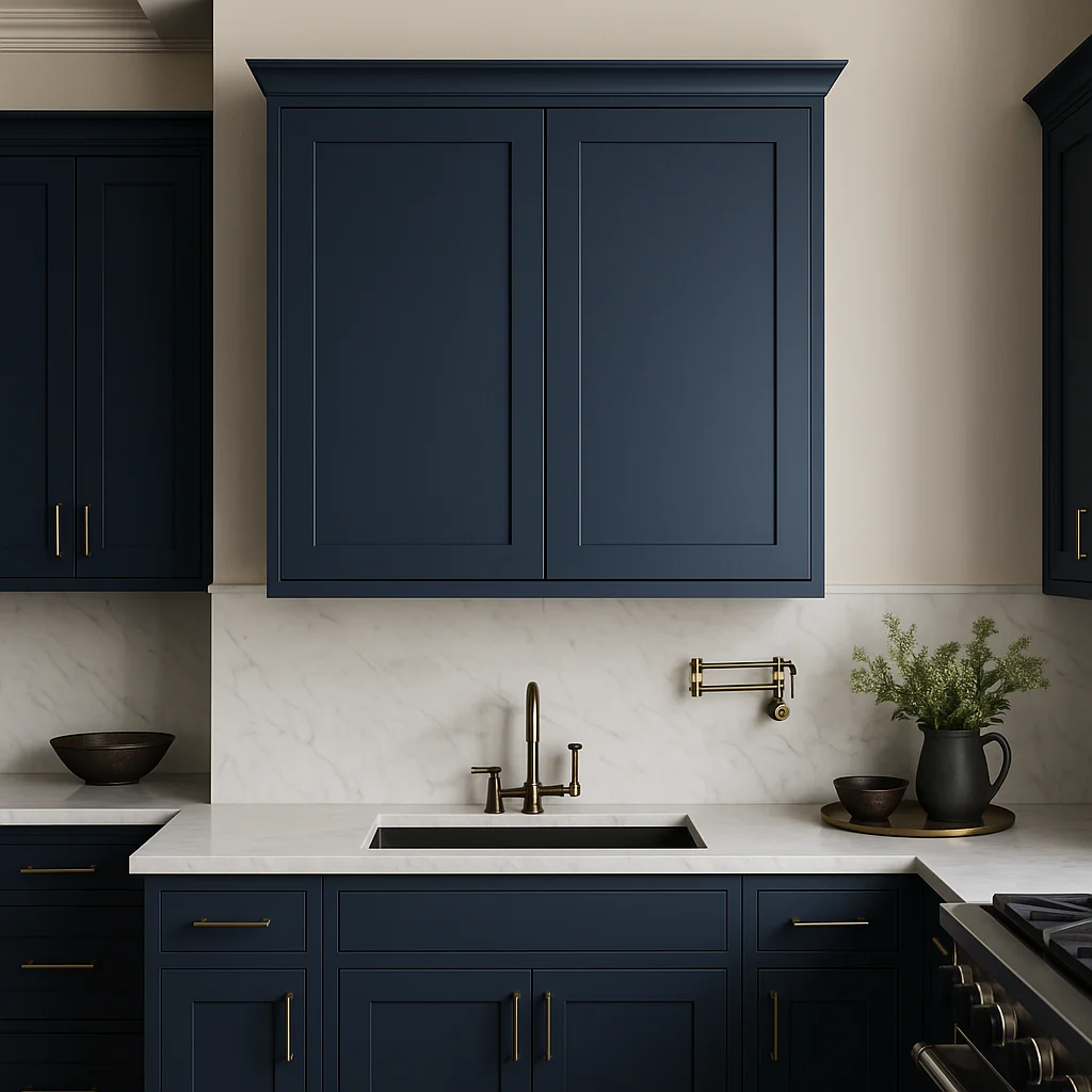 MILL'S PRIDE Valencia Blue Shaker Wall Kitchen Cabinet - Ready to Assemble - Image 4
