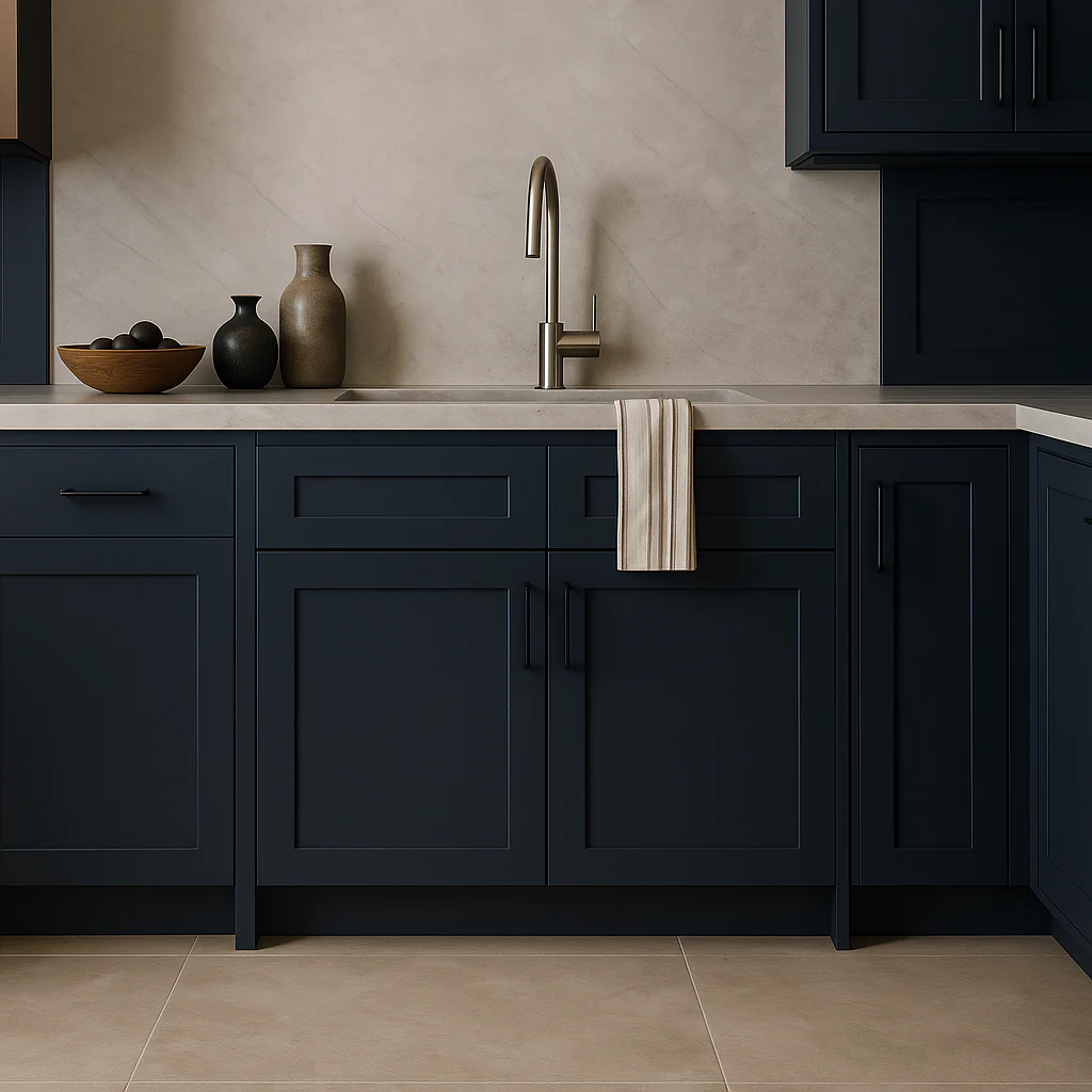MILL'S PRIDE Valencia Blue Sink Base Cabinet - 36" Wide - Image 2