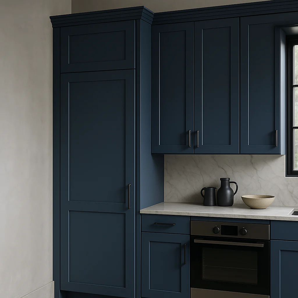 MILL'S PRIDE Valencia Blue Wall Kitchen Cabinet - 12" W x 12" D x 42" H - Image 2