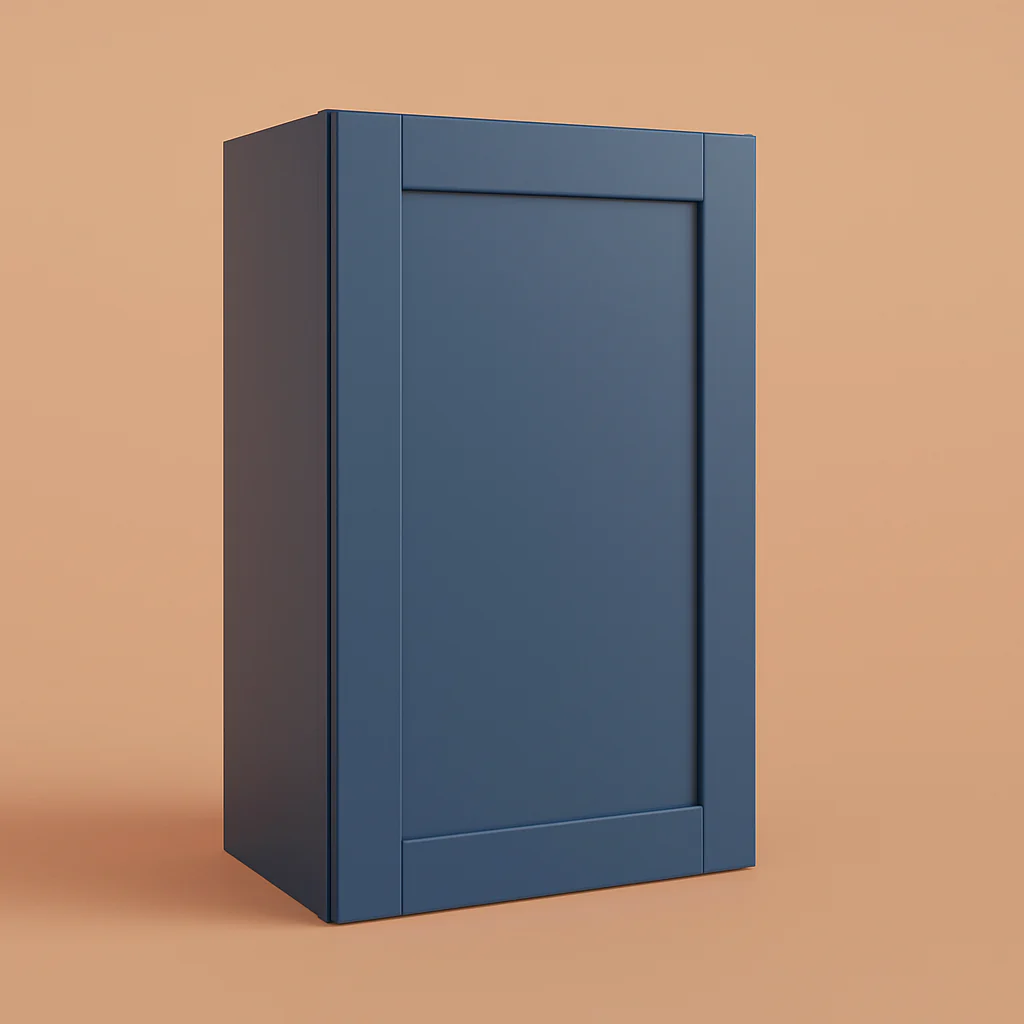 MILL'S PRIDE Valencia Blue Wall Kitchen Cabinet - 15" W x 12" D x 30" H