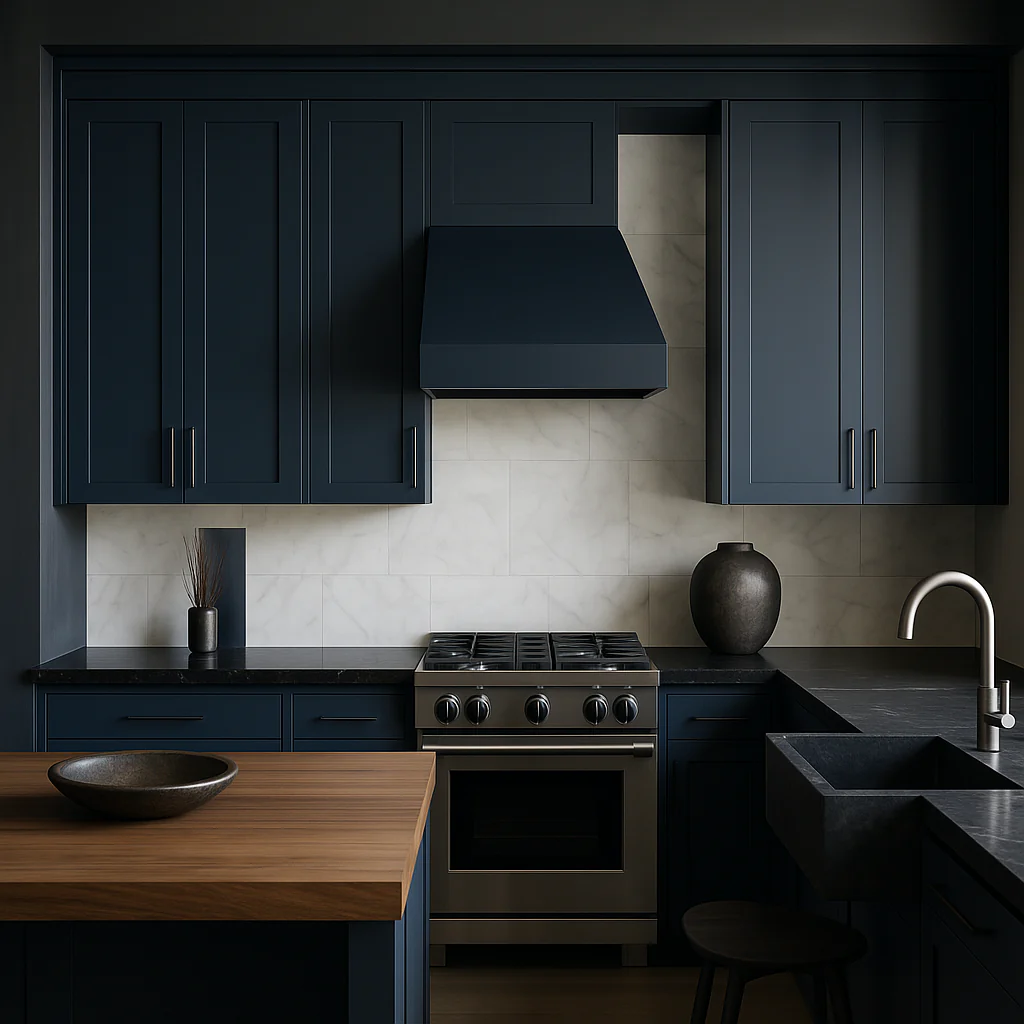 MILL'S PRIDE Valencia Blue Wall Kitchen Cabinet - Ready to Assemble - Image 2