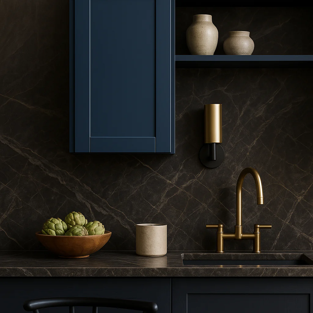 MILL'S PRIDE Valencia Blue Wall Kitchen Cabinet - Ready to Assemble - Image 2