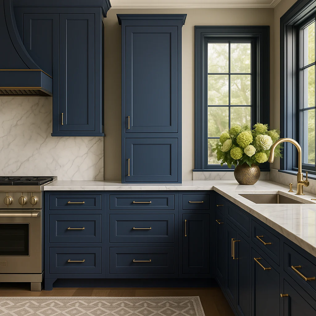 MILL'S PRIDE Valencia Blue Wall Kitchen Cabinet - Ready to Assemble - Image 3