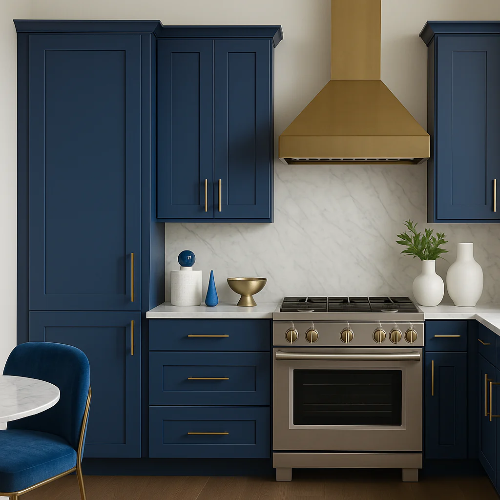 MILL'S PRIDE Valencia Blue Wall Kitchen Cabinet - Ready to Assemble - Image 3