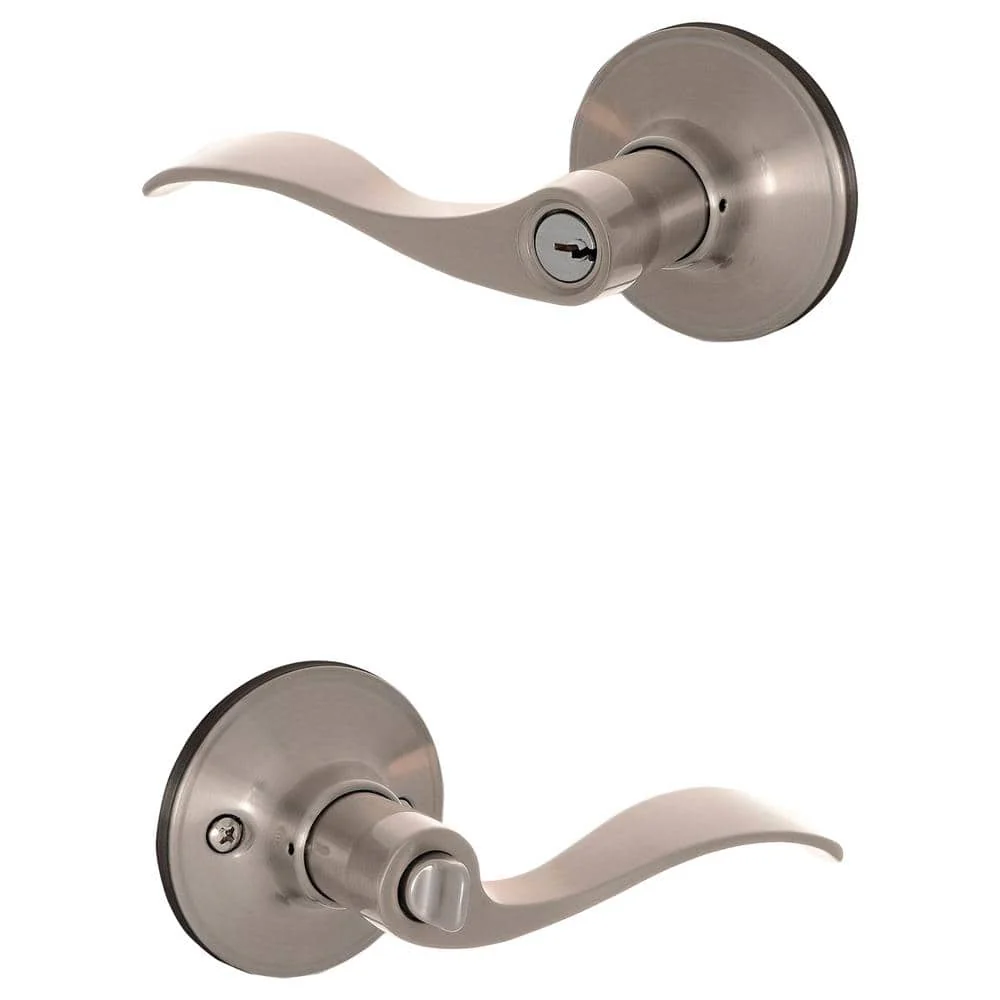 Millstreet Satin Nickel Keyed Entry Door Lever by Schlage - Image 2