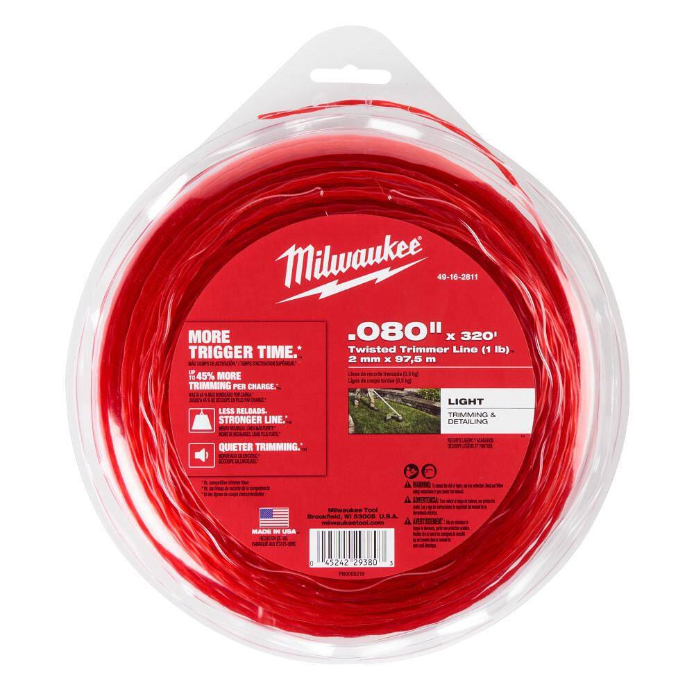 Milwaukee 0.080 in. x 320 ft. Twisted Trimmer Line - Image 8