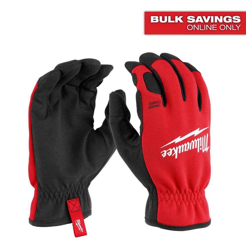 Milwaukee 2X-Large Red Lightweight Work Glove with Flexible Cuff