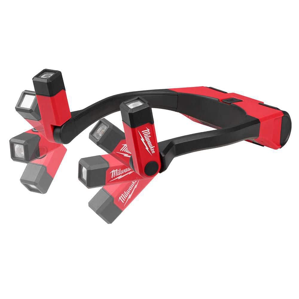 Milwaukee 400-Lumen REDLITHIUM USB Rechargeable Neck Light + 445-Lumen USB Rover Pocket Flood Light Kit (Model 2117-21/2112-21) - Image 8