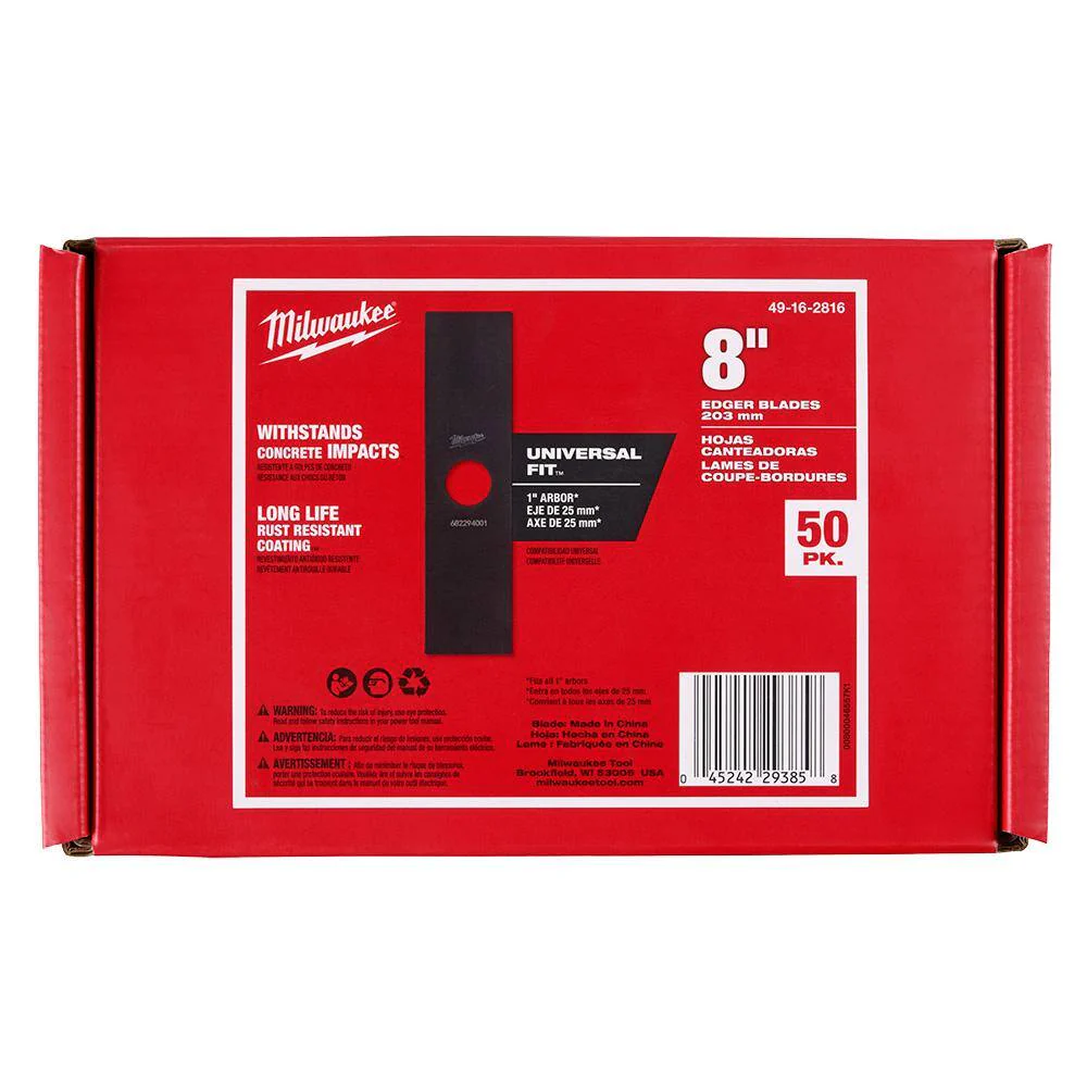 Milwaukee 8 in. Replacement Edger Blade (50-Pack) - Image 6