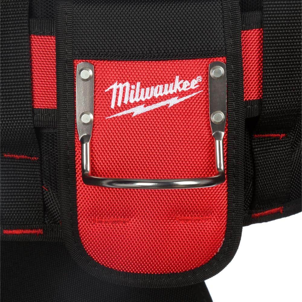 Milwaukee Adjustable Electricians Work Waist Tool Belt with 25 ft. Gen II STUD Tape Measure, 29 Pockets, 1680D Nylon - Image 8