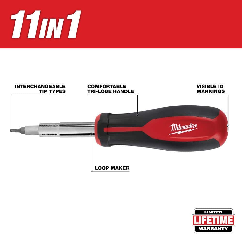 Milwaukee Electrician's Screwdriver, Lineman's Plier & Wire Stripper Hand Tool Kit (3-Piece) - Image 5