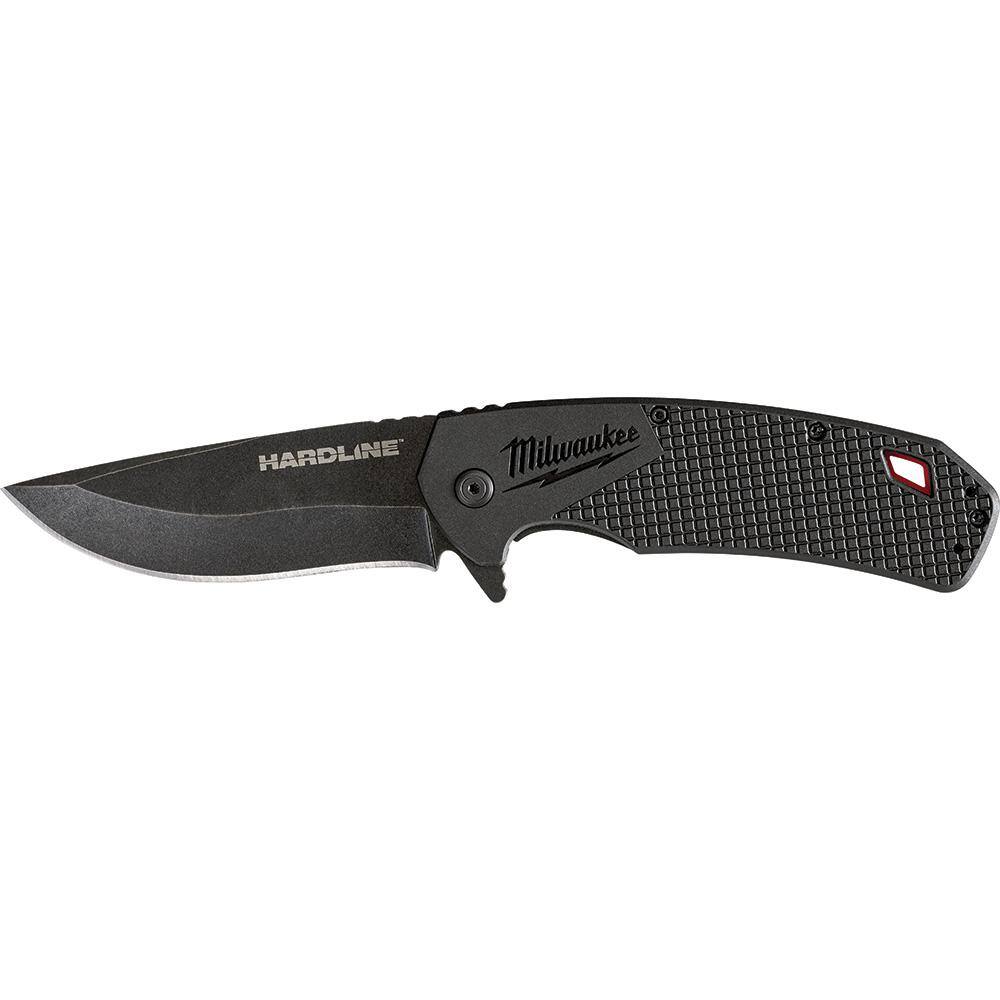 Milwaukee Hardline D2 Steel Folding Knives, 3 in. Serrated Tanto + 3.5 in. Smooth Drop Point (Model 48-22-1998 & 48-22-1999) - Image 8