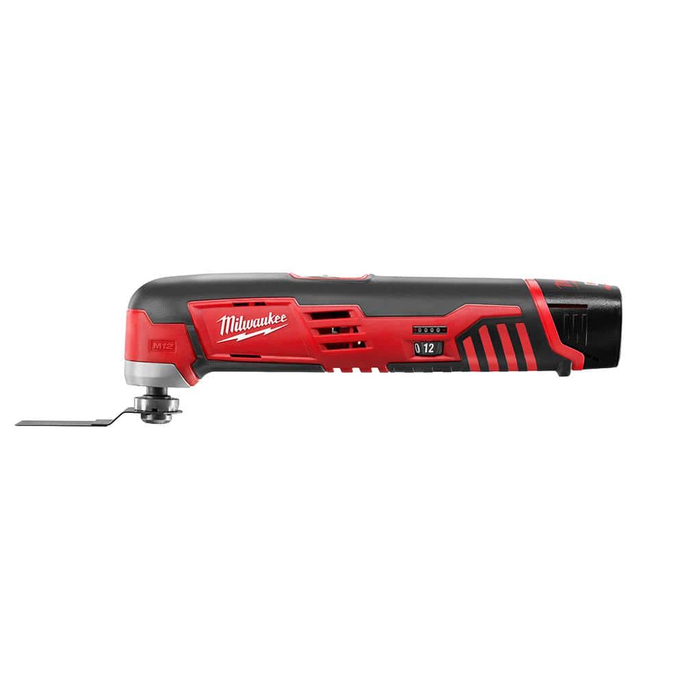 Milwaukee M12 12-Volt Lithium-Ion Cordless Oscillating Multi-Tool Kit with 2.0Ah Battery (Model 2426-20 + 48-11-2420) - Image 4