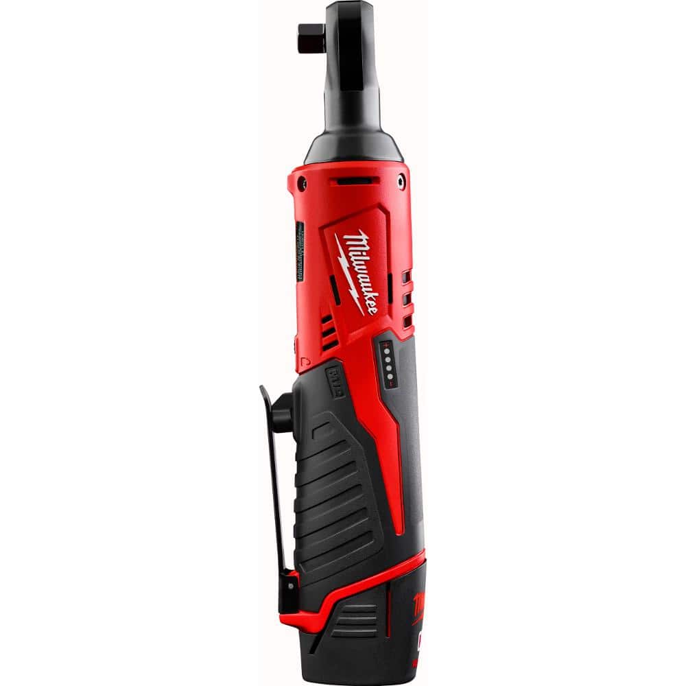 Milwaukee M12 12V Lithium-Ion Cordless 3/8 in. Ratchet & Screwdriver Combo Kit (2-Tool) with Battery, Charger, Bag, Bit Set & PACKOUT - Image 6