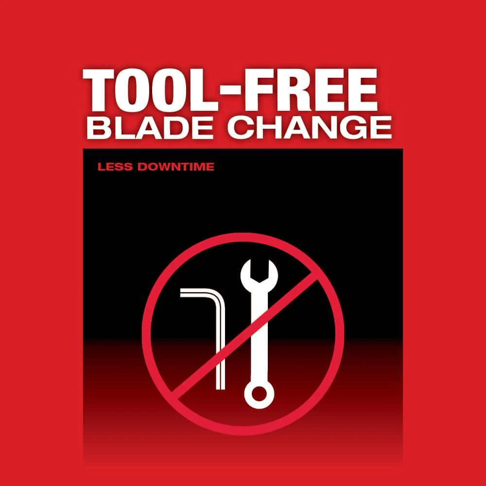 Milwaukee M12 FUEL 12V Lithium‑Ion Cordless Oscillating Multi‑Tool (Tool‑Only) + 8‑Piece Blade/Sanding Set - Image 6