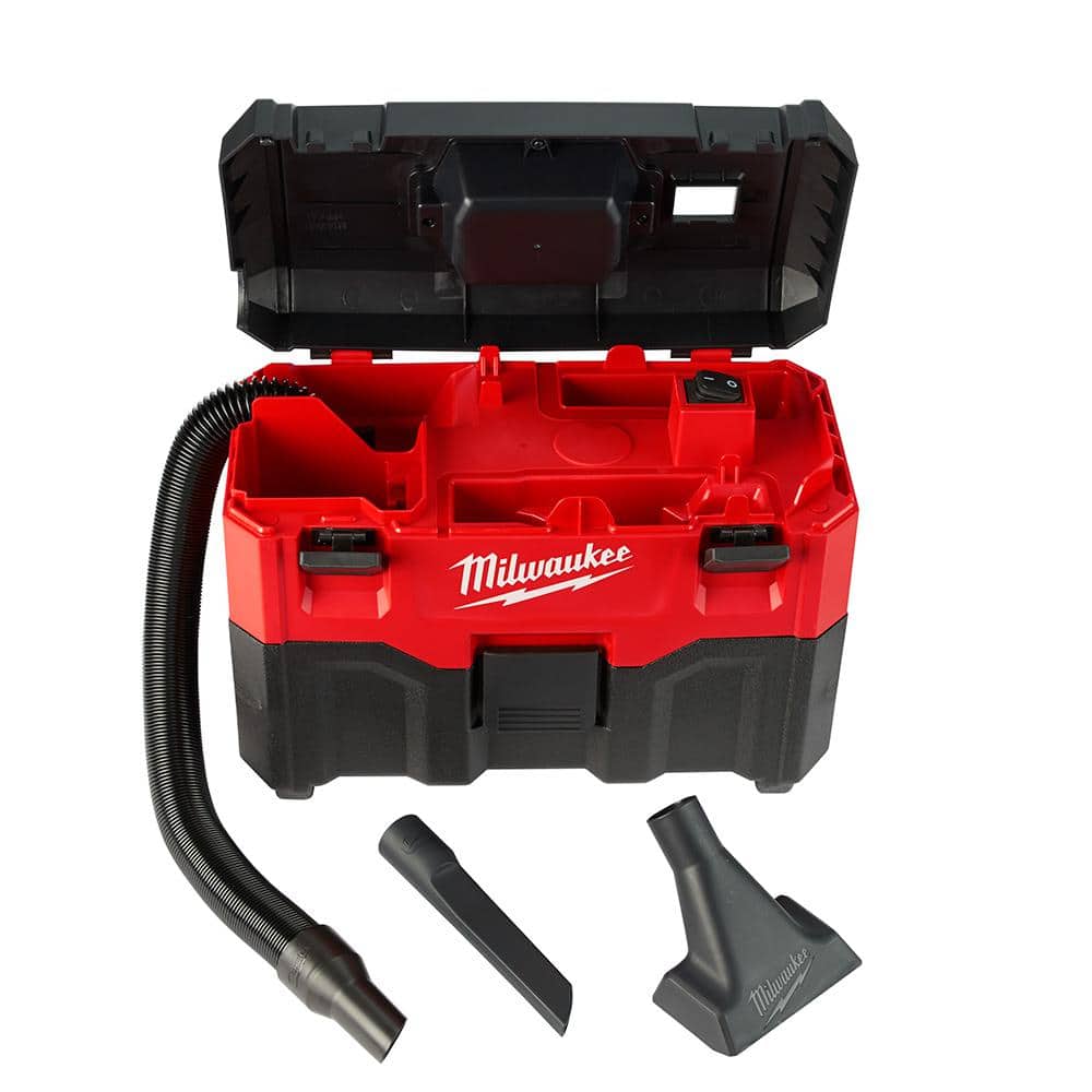 Milwaukee M18 18-Volt 2 Gal. Lithium-Ion Cordless Wet/Dry Vacuum Kit with (2) M18 5.0 Ah Batteries - Image 7