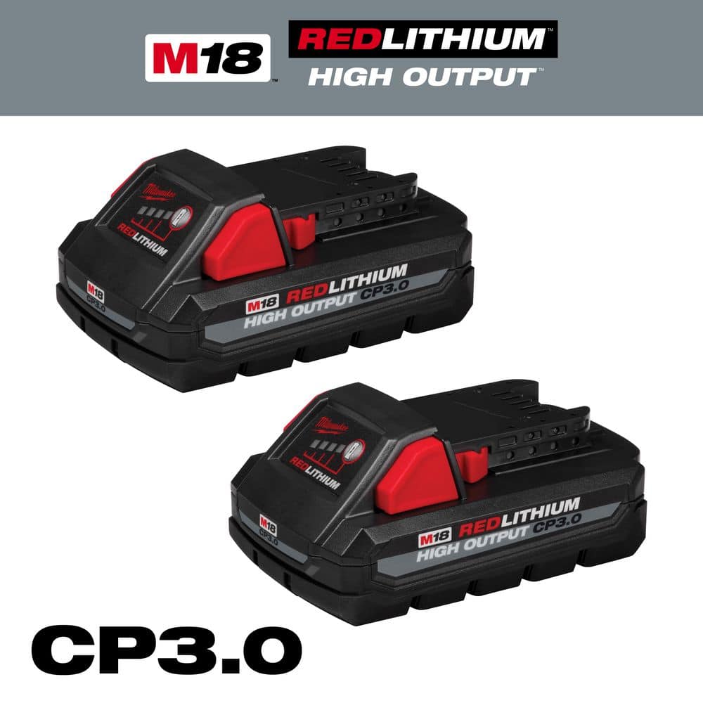 Milwaukee M18 18-Volt Lithium-Ion High Output CP 3.0Ah Battery Pack (6-Pack) - Image 2