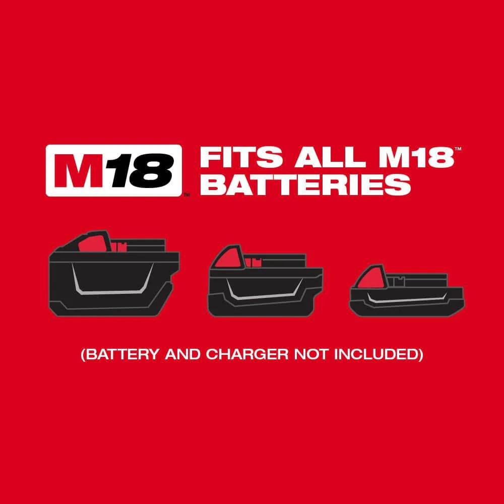 Milwaukee M18 18V Lithium‑Ion Cordless 6‑1/2 in. Circular Saw with M18 5 in. Random Orbit Sander - Image 8