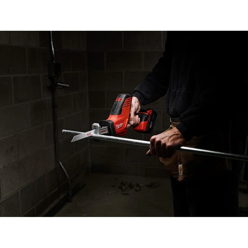 Milwaukee M18 18V Lithium-Ion Cordless HACKZALL Reciprocating Saw with Multi-Tool and XC 5.0Ah Battery - Image 8