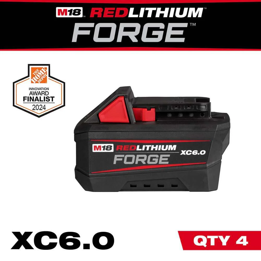 Milwaukee M18 18V Lithium-Ion REDLITHIUM FORGE XC6.0 Battery Pack
