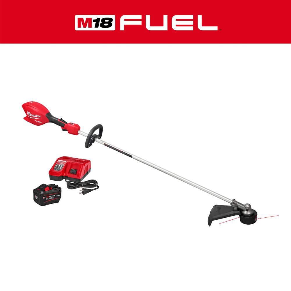 Milwaukee M18 FUEL 16" Brushless Cordless String Trimmer Kit with 12.0 Ah Battery and Charger