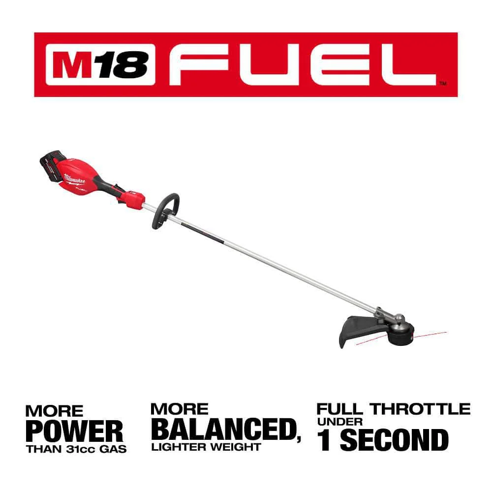 Milwaukee M18 FUEL 16" Brushless Cordless String Trimmer Kit with 12.0 Ah Battery and Charger - Image 4