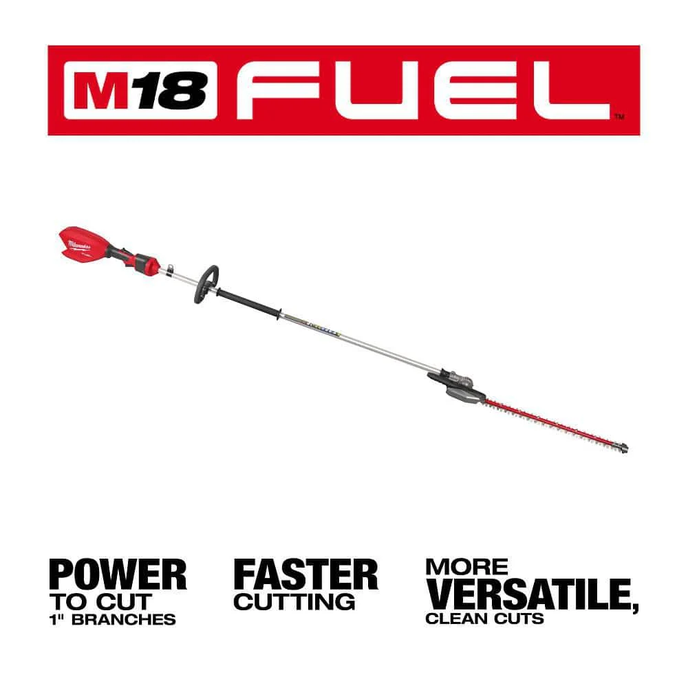 Milwaukee M18 FUEL 18V 24 in. Brushless Cordless Extended Pole Articulating Hedge Trimmer (Tool-Only) – 3035-20 - Image 4