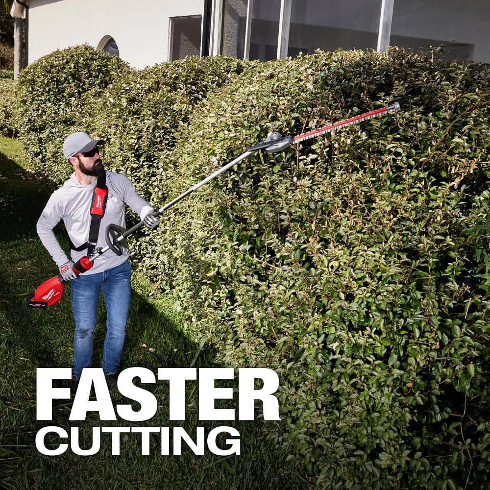 Milwaukee M18 FUEL 18V 24 in. Brushless Cordless Extended Pole Articulating Hedge Trimmer (Tool-Only) – 3035-20 - Image 7