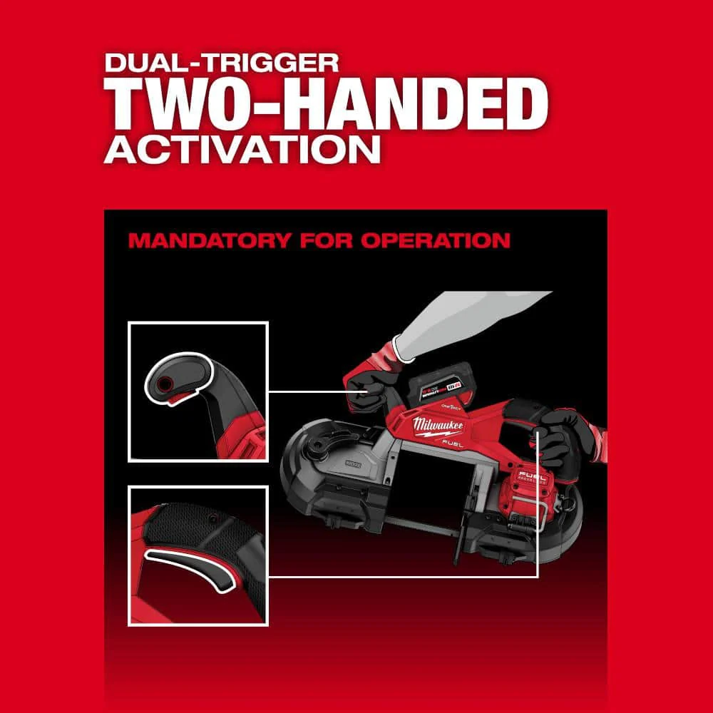 Milwaukee M18 FUEL 18V Cordless Deep Cut Band Saw Kit with ONE-KEY, 5 in. Capacity, 2 Batteries (2929S-22) - Image 3