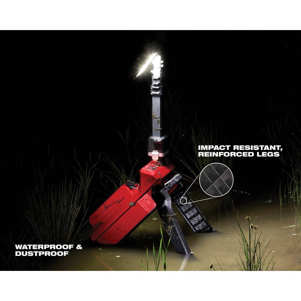 Milwaukee M18 ONE-KEY 18-Volt Lithium-Ion Cordless ROCKET Dual Pack Tower Work Light, 5'5" Max Height, 5400 Lumens (Tool-Only) - Image 4