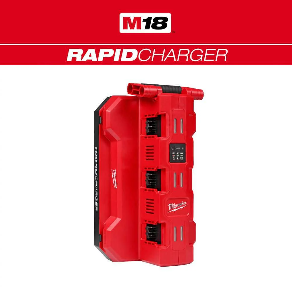 Milwaukee M18 PACKOUT 6‑Port Daisy Chain Rapid Charger, 48-59-1817