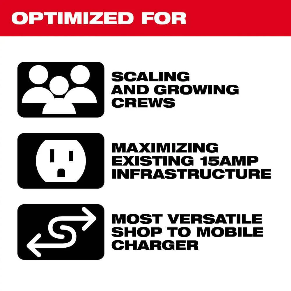 Milwaukee M18 PACKOUT 6‑Port Daisy Chain Rapid Charger, 48-59-1817 - Image 3