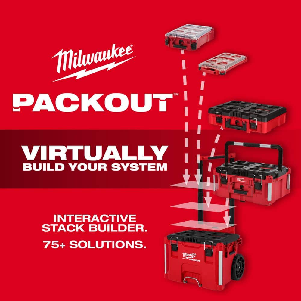 Milwaukee PACKOUT 3-Hook Tool Box Rack Attachment, 16.8 in x 4 in x 4.8 in - Image 3