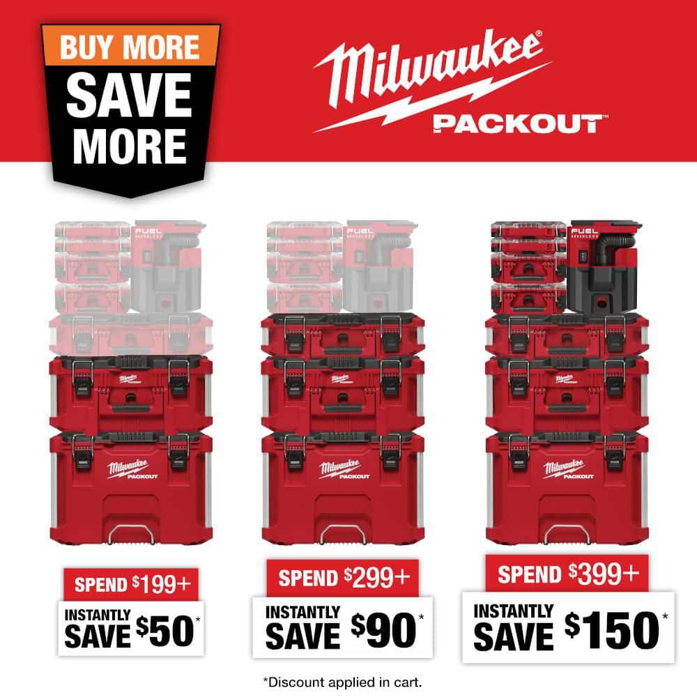 Milwaukee PACKOUT M12 Battery Tool Box Rack Attachment, 16.8 in x 5 in x 4.8 in - Image 2