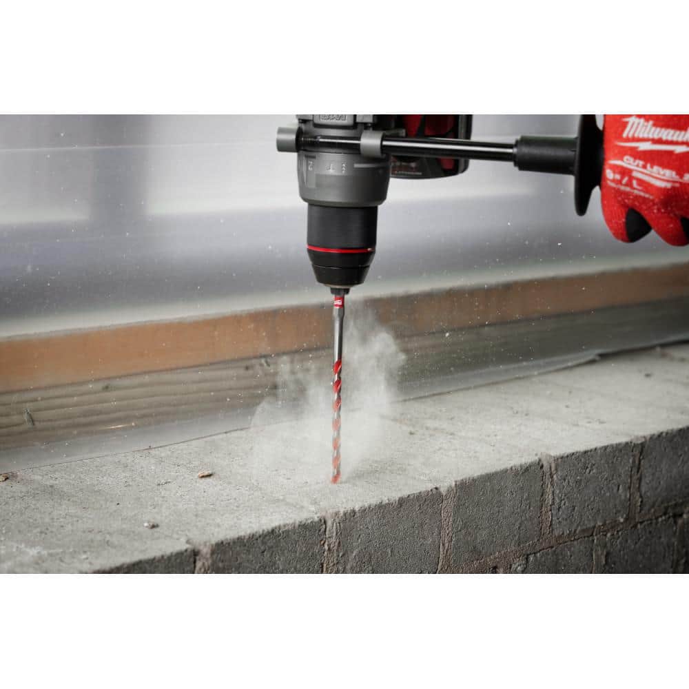 Milwaukee SHOCKWAVE Carbide Hammer Drill Bits Set, 5-Piece (48-20-9051) - Image 8