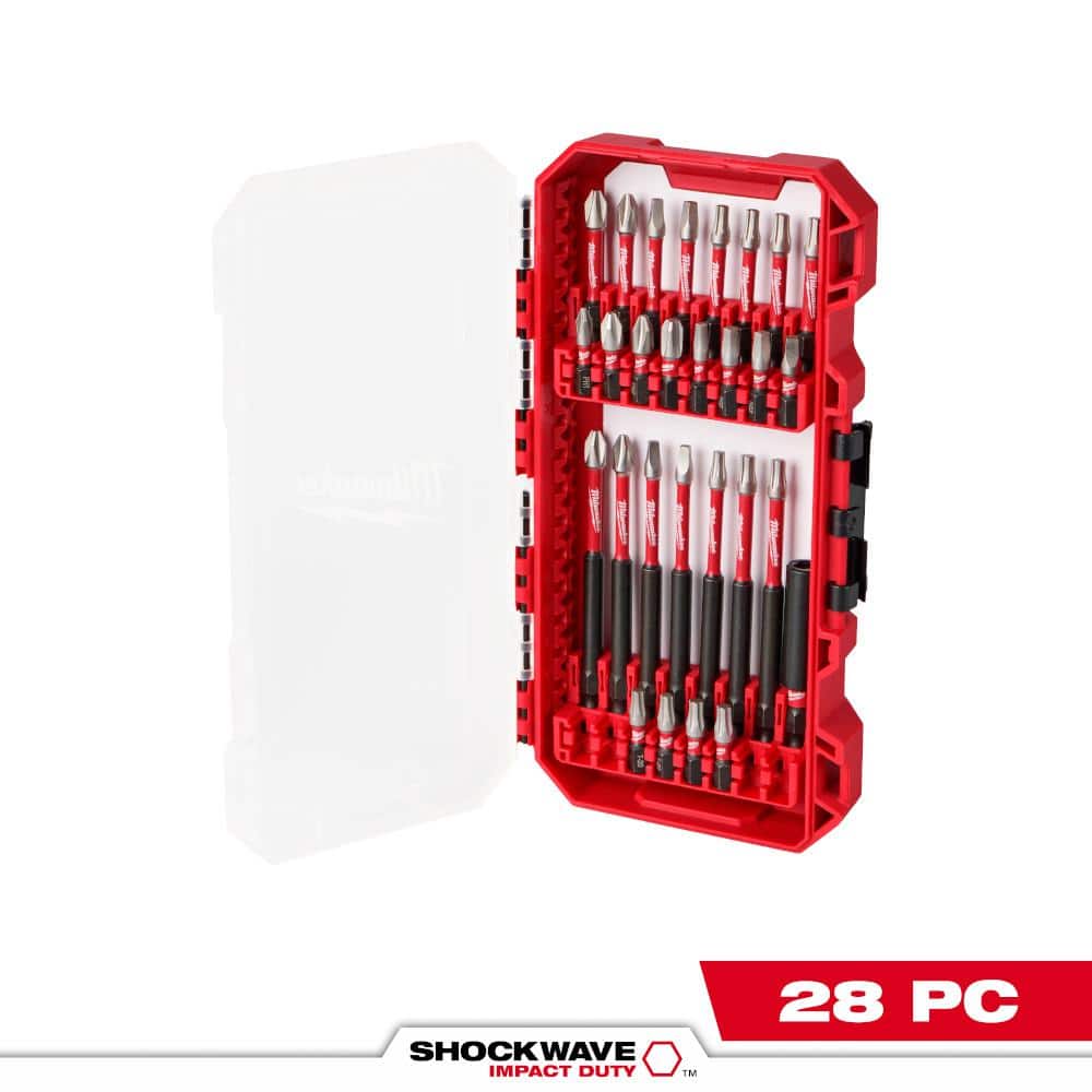 Milwaukee SHOCKWAVE Impact Duty Driver Bit Set, 28-Piece
