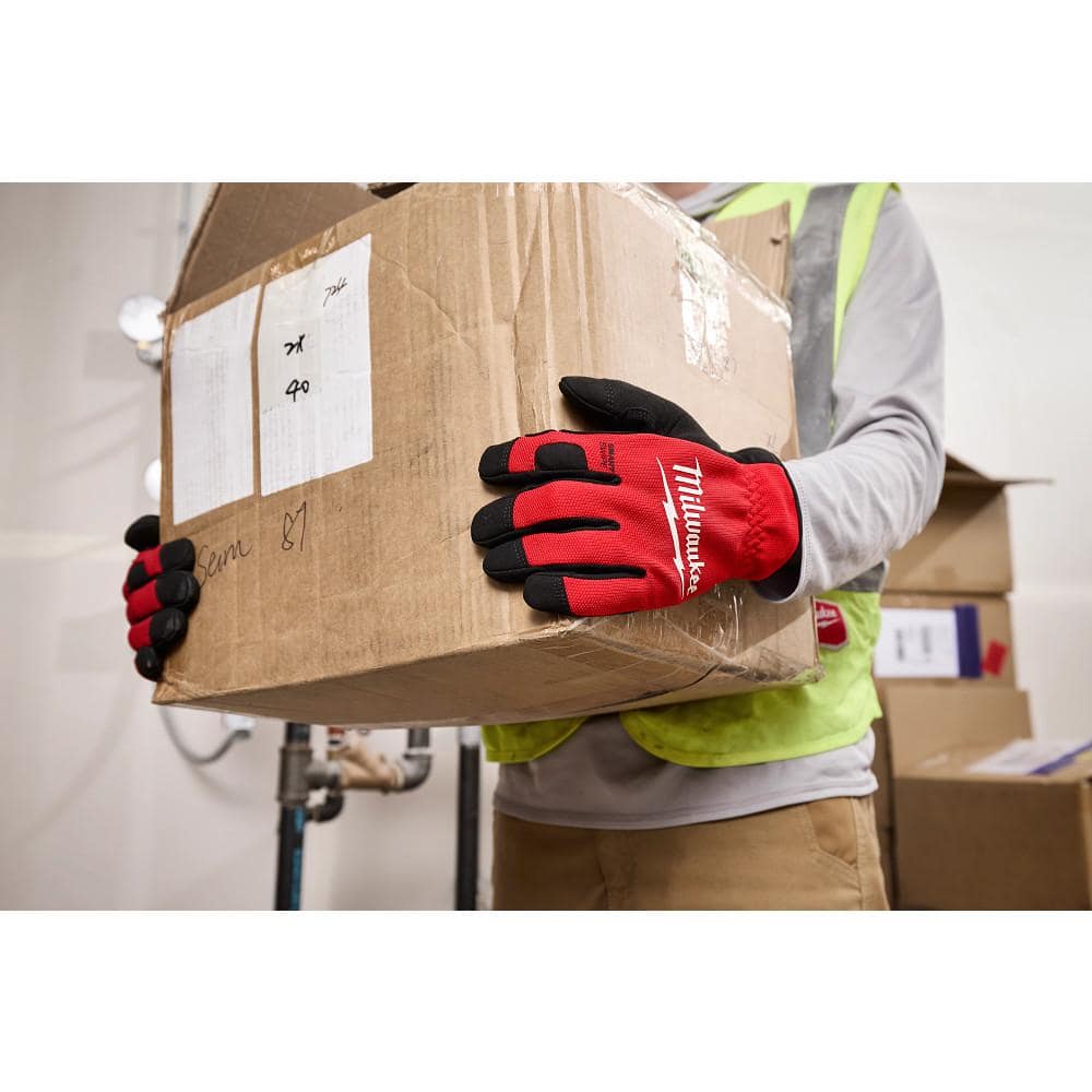 Milwaukee Small Red Lightweight Work Glove with Flexible Cuff - Image 4