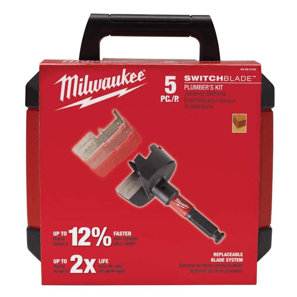 Milwaukee SWITCHBLADE Plumbers Selfeed Bits Set (15-Piece) - Image 4