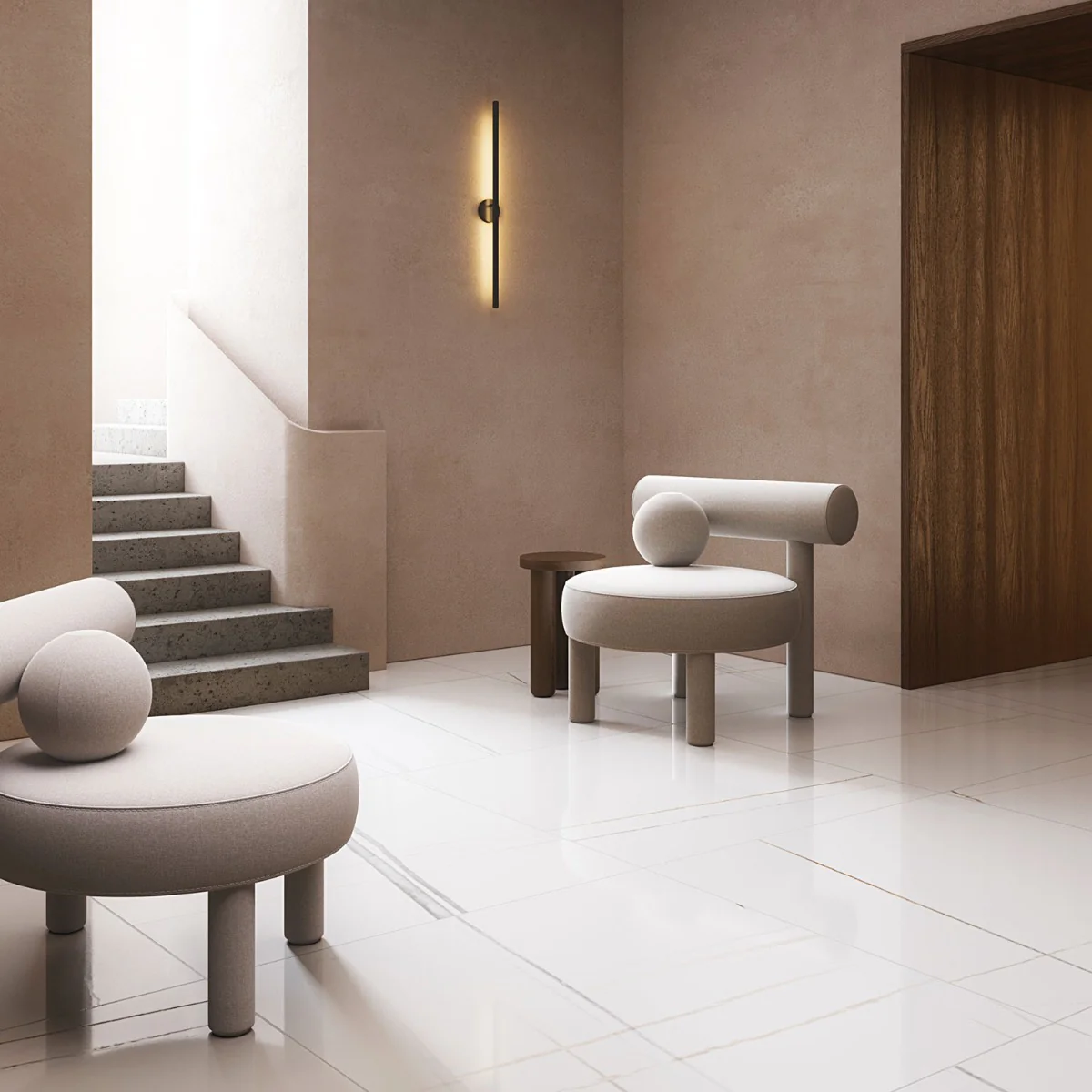 Minera Sahara Blanco White 24x48 Polished Porcelain Tile - Lux Tile - Image 5