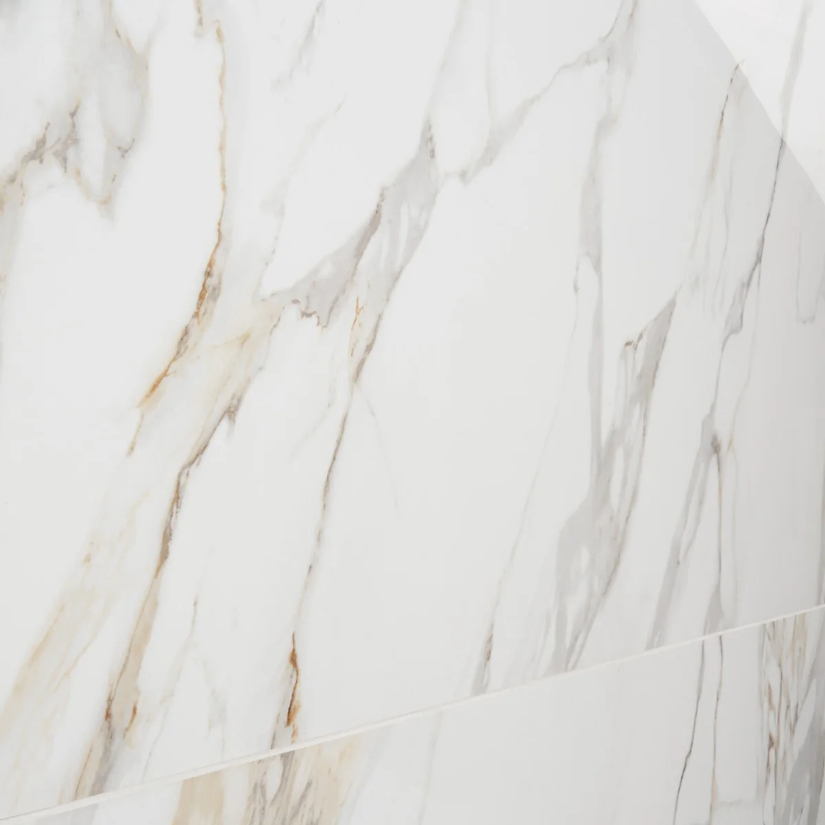 Minera Aurora Gold 48x48 Polished Porcelain Tile - Lux Tile - Image 9