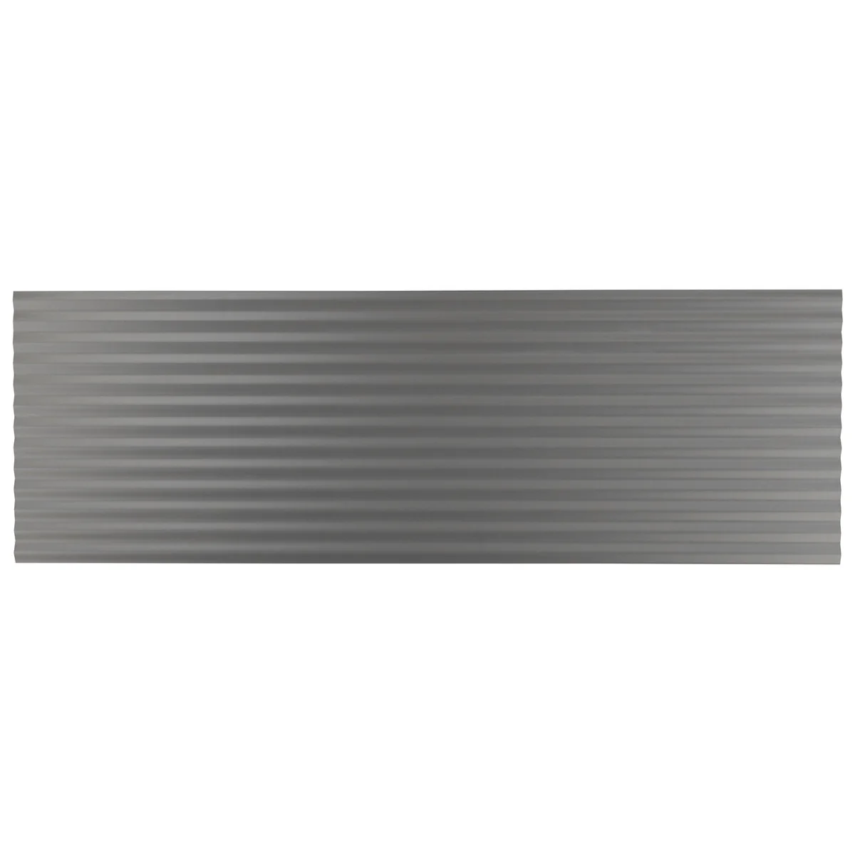 Mod Smoke Gray 12x36 3D Fluted Matte Ceramic Tile - Lux Tile - Image 4
