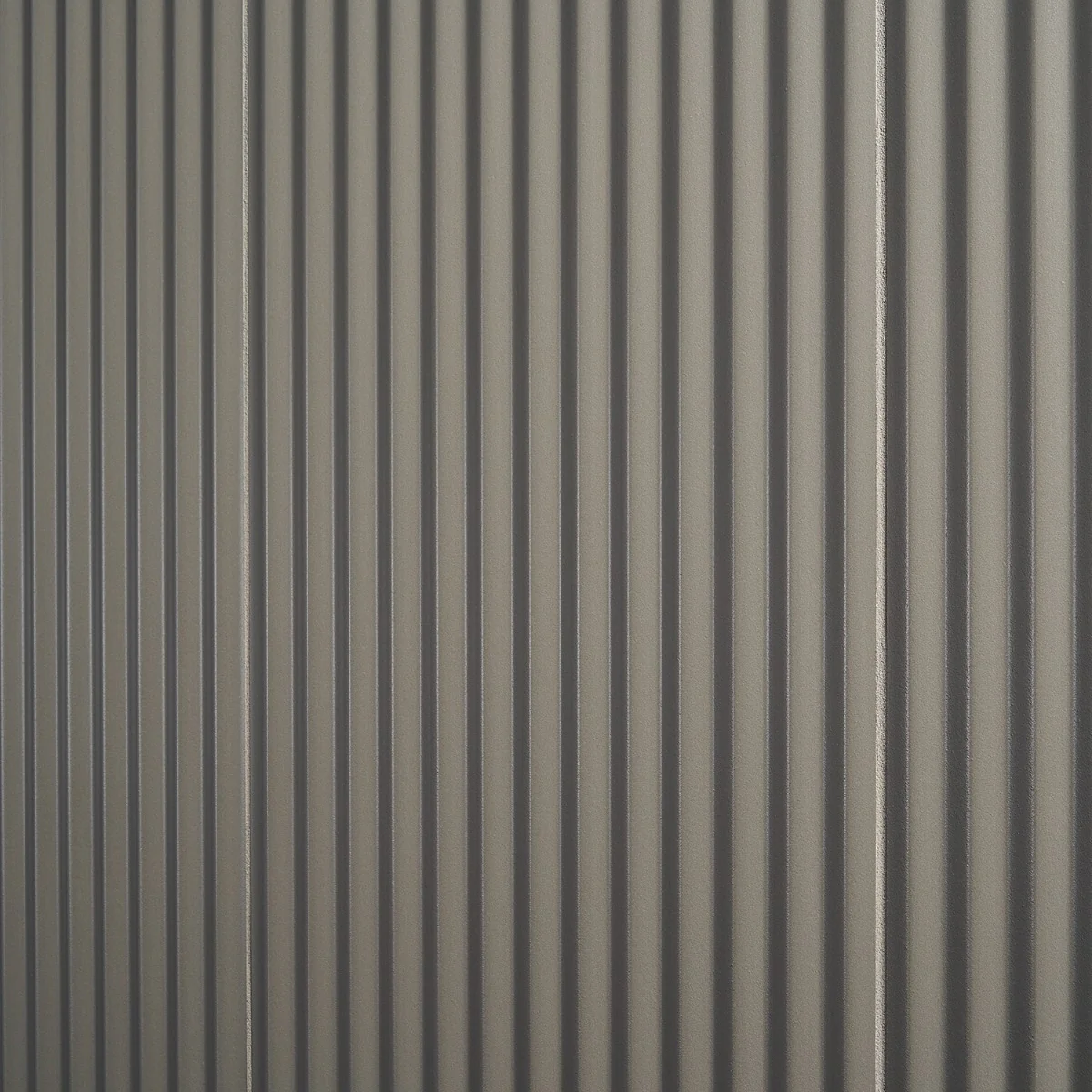Mod Smoke Gray 12x36 3D Fluted Matte Ceramic Tile - Lux Tile - Image 6