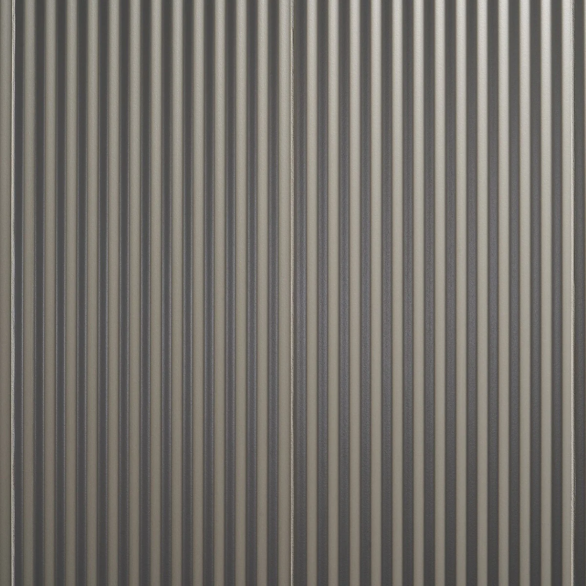 Mod Smoke Gray 12x36 3D Fluted Matte Ceramic Tile - Lux Tile - Image 8